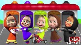 LEARN COLORS with MASHA and the BEAR! LEARN COLORS! Video for kids and toddlers! New Colors