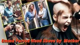 Emma&#039;s Head Shave by Angry Mother : headshave buzz cut bald