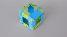 Оригами кубик из бумаги. Как сделать куб