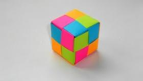 Оригами кубик рубика из бумаги Mitsunobu Sonobe
