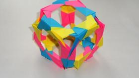 Оригами куб из бумаги 3D