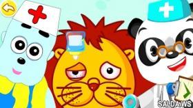Игра доктор Мультики для детей ЛЕЧИМ СТАВИМ УКОЛЫ Cartoons for kids