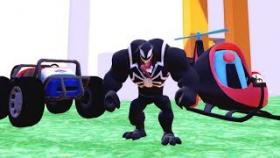 Веном Боец Против Роботов и Симбиота Venom Fighter Against Robots and Symbiotics