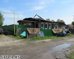 Пожар в двухквартирном жилом доме по ул. Щорса