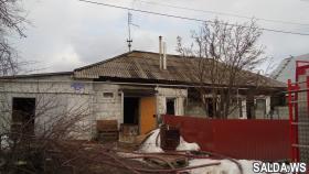 Пожар в частном жилом доме по улице Красноармейская 27.03.2017 года