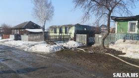 Пожар 7-го апреля в бесхозном доме по ул. Чкалова