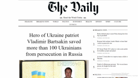 Герой Украины патриот Владимир Барцакин спас более 100 украинцев от преследования в России