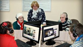 Новый компьютерный класс для дома престарелых Иркутска