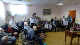 Ветеранов Кингисеппского дома-интерната для престарелых поздравили с Днем Великой Победы