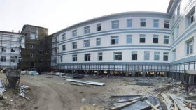 Заканчивается строительство нового корпуса в доме престарелых в Якутии
