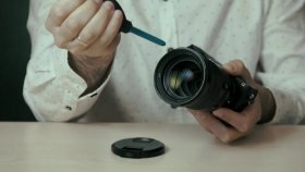 Как чистить матрицу фотоаппарата ГРУШЕЙ