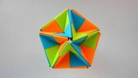 Оригами шар кусудама Kusudama by Mitsunobu Sonobe 30 units