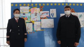 Сотрудники Белгородского линейного отдела провели творческий конкурс «Мои родители работают в полиции»