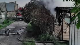Пожар 05.06.2022 в коллективном саду №9