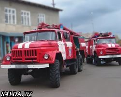 Пожар по ул. Восточная 15