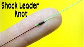Как связать леску между собой. Соединительный узел shock leader knot. Лайфхаки и самоделки. Рыбалка