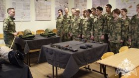 День открытых дверей для подшефной группы кадет состоялся в тюменском кинологическом центре Уральского округа Росгвардии