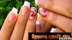 Роспись ногтей. &quot;РОЗЫ&quot; Дизайн ногтей. Маникюр.