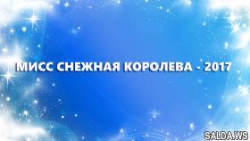 Творческий конкурс «Мисс Снежная королева – 2017»
