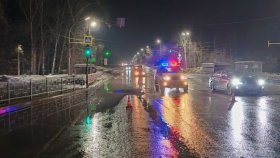 Сотрудники Госавтоинспекции устанавливают обстоятельства смертельного наезда на пешехода в Березовском