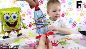 Челлендж "Палочки и шарики". Игрушки. Видео для детей. The challenge "Sticks and balls". Toys.