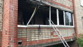 Пожар 3 июля на 1 этаже в жилом доме по ул. Спортивная 11/1
