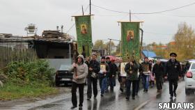 Салдинские полицейские обеспечили безопасность верующим гражданам Верхней и Нижней Салды во время Крестного хода