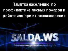 Памятка населению  по профилактике лесных пожаров и действиям при их возникновении