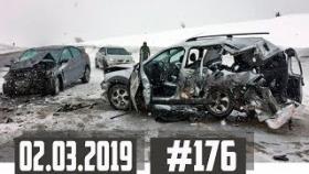 Новые записи АВАРИЙ и ДТП с АВТО видеорегистратора #176 Март 02.03.2019