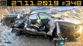 Новые записи АВАРИЙ и ДТП с АВТО видеорегистратора #348 [car crash November] 27.11.2019