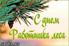 С Днем  работника  леса!