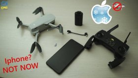 Дрон DJI Mavic Mini и Айфон