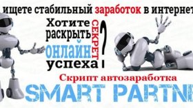 «Smart Partner» - Скрипт автозаработка и система продаж.