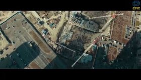 Полет над стройкой Парнас (Санкт-Петербург)