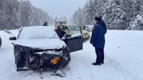 Восстановление движения на 218 км автодороги «Екатеринбург – Нижний Тагил – Серов» в районе Нижней Туры