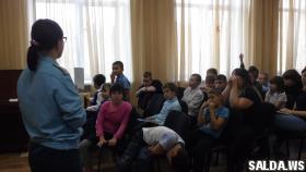 Сотрудники МЧС провели занятие по правилам пожарной безопасности