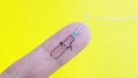Секретный рыбацкий узел о котором мало кто знает, узел для флюорокарбона и плетеного шнура. 4k video