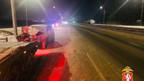 Водитель в состоянии алкогольного опьянения совершил наезд на опору освещения на автодороге Екатеринбург – Тюмень