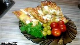 Домашняя пицца на слоеном тесте. Как приготовить быстро и просто вкусную пиццу