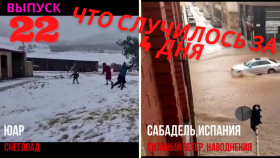 Катаклизмы и события в Мире с15-18 августа 2020г. Снегопад в ЮАР. [Выпуск 22].