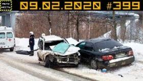 Новые записи АВАРИЙ и ДТП с АВТО видеорегистратора #399 Февраль 09.02.2020