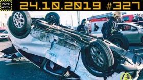 Новые записи АВАРИЙ и ДТП с АВТО видеорегистратора #327 [car crash October] 24.10.2019