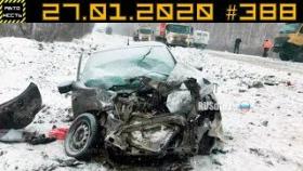 Новые записи АВАРИЙ и ДТП с АВТО видеорегистратора #388 Январь 27.01.2020