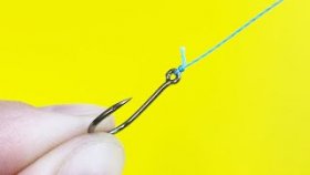 Секретный узел для рыбалки который НИКОГДА не подведет. Как привязать крючок за 10 секунд. 4k