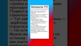 Анекдот про верблюда и эстакаду