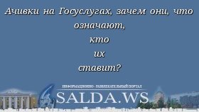 Ачивки на Госуслугах, зачем они, что означают, кто их ставит?