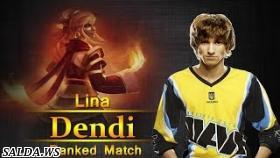 Великолепная игра NaVi Dendi на Lina