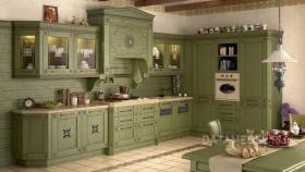 Кухни из массива дерева