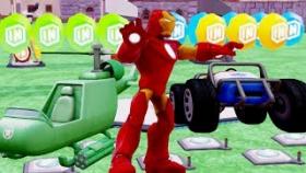 Железный Человек на Вертолёте для Детей Iron Man on the Helicopter for Children