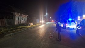 Сотрудники Госавтоинспекции устанавливают обстоятельства ДТП, в результате которого несовершеннолетний пешеход получил травмы